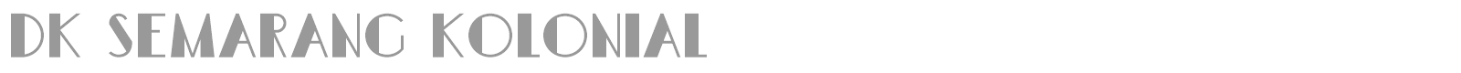 Semarang Kolonial font preview